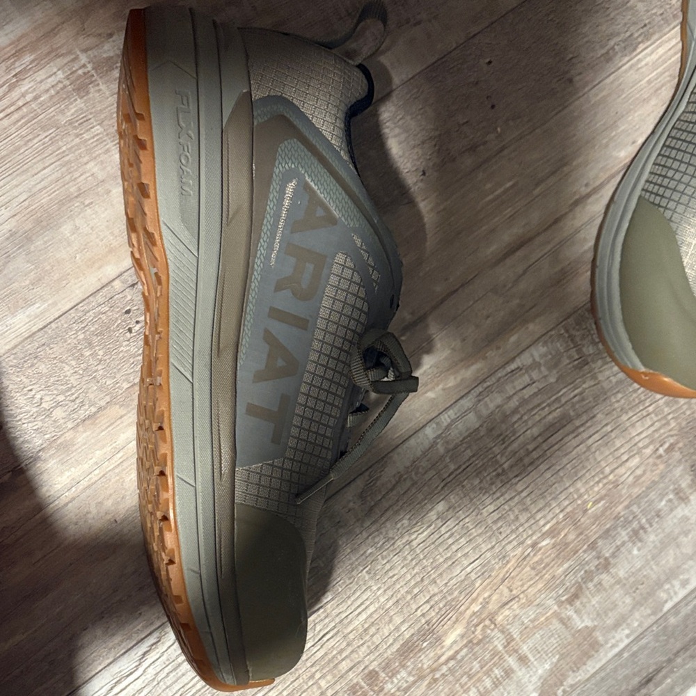Ariat Olive and Gray Athletic Shoes - Picture 4 of 5